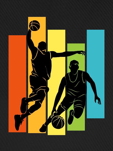 Dunking Basketball Basketballer