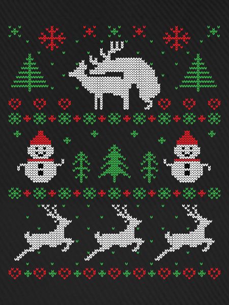 Joy Deer hässlicher Weihnachtspullover