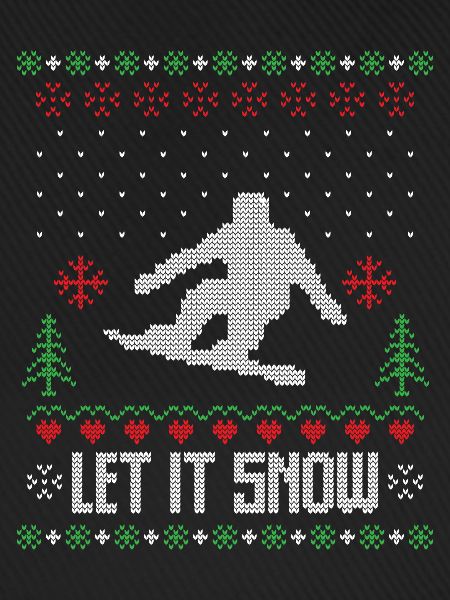 Lass es Schnee hässlichen Weihnachtspullover