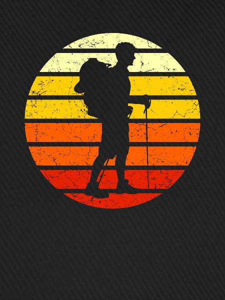 Wanderer Retro Silhouette
