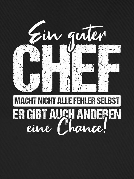 Chef Geschenk Spruch