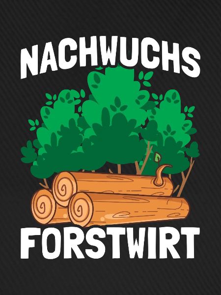 Nachwuchs Forstwirt Holz machen