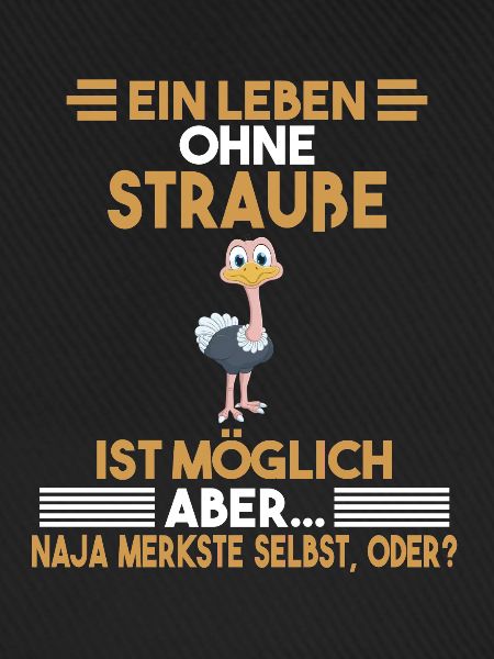 Zootier Strauß