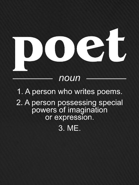 Poet Definition Geschenk Dichter