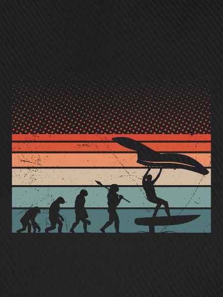Retro Wing Foil Wing Surfer