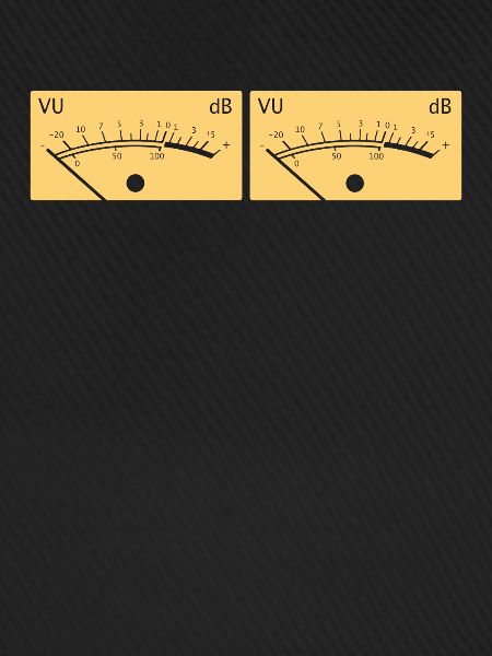 VU Meter Volume Anzeigen