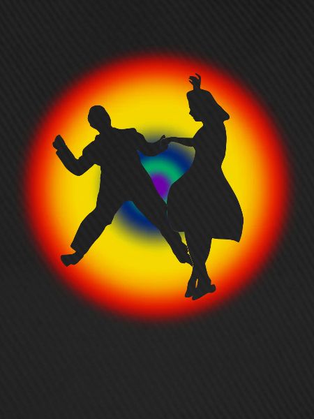 Boogie Woogie RetroTänzer Swing