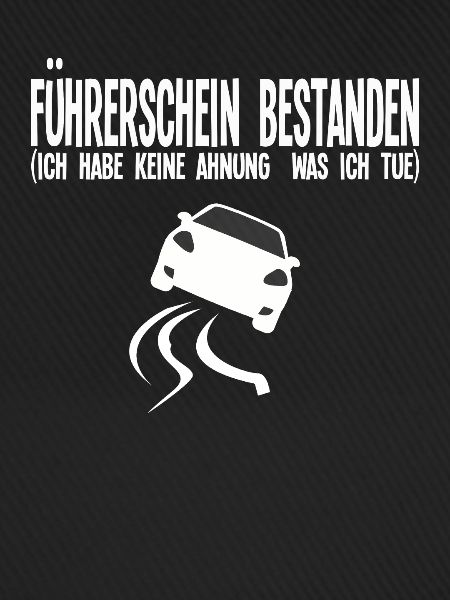 Führerschein Fahrschule Fahranfänger Geschenk