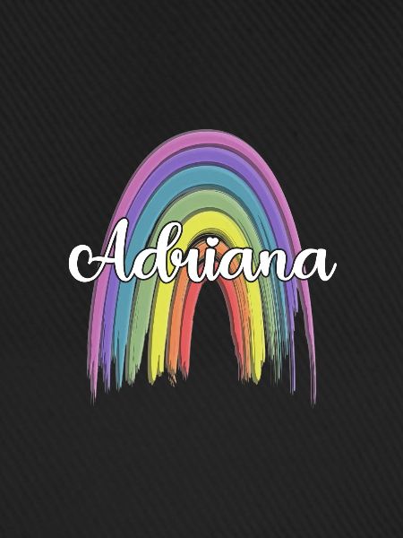 ADRIANA Rainbow Cursive