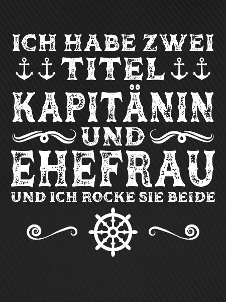 Kapitänin Boot Bootsbesitzerin Geschenk
