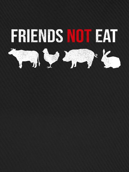 Vegetarier Veganer Spruch