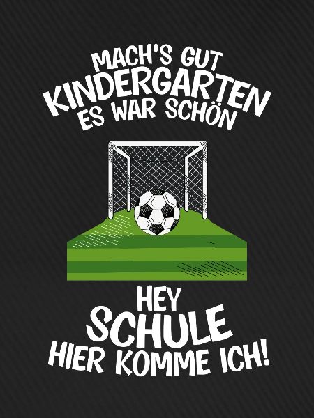 Schulkind Fußball Schulstart Geschenk