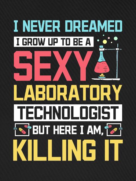 Sexy laboratory technologist