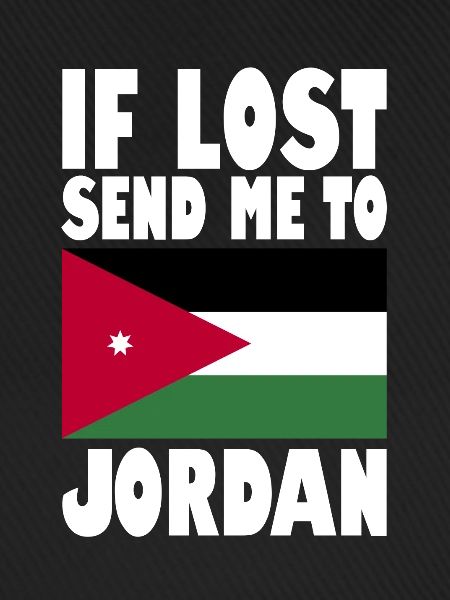 Jordanien Flagge Spruch