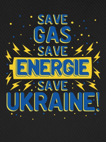 Save Ukraine Ukrainische Flagge