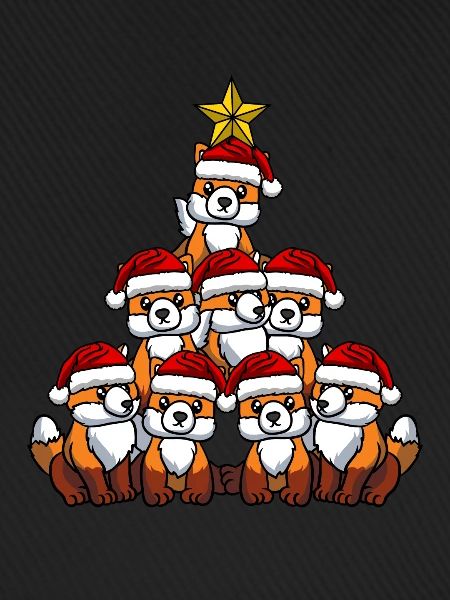 Fuchs Weihnachtsbaum