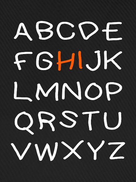 Hi Alphabet