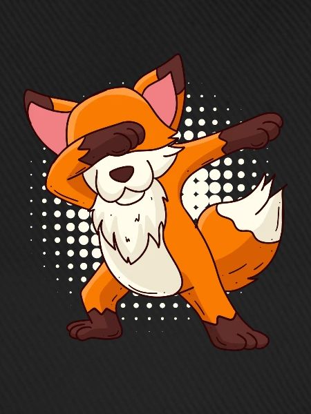 Dabbing Fuchs Kinder