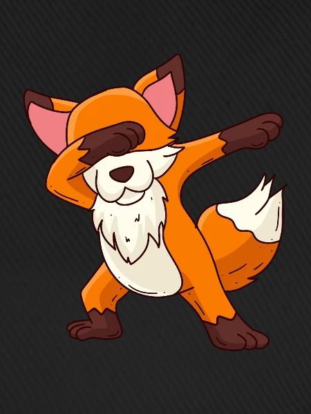 Dabbing Fuchs Kinder