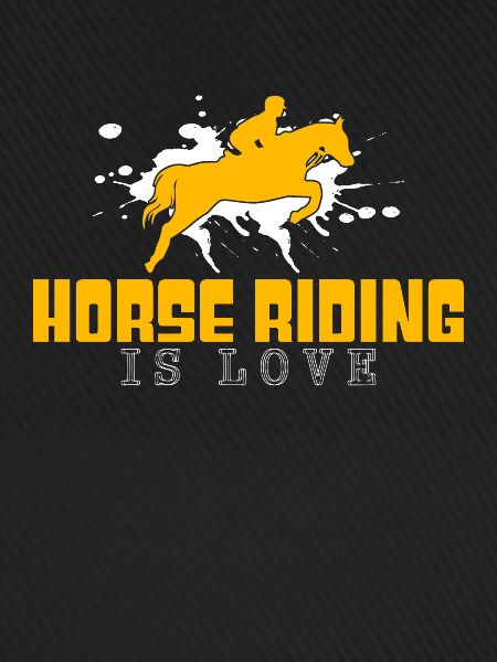 Pferde reiten Spruch