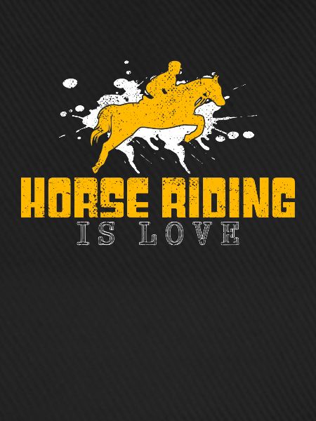 Pferde reiten Spruch