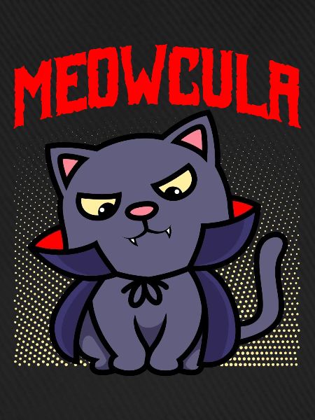 Dracula Halloween Katze
