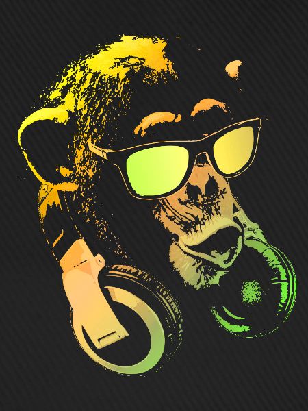 Affen DJ Yellow