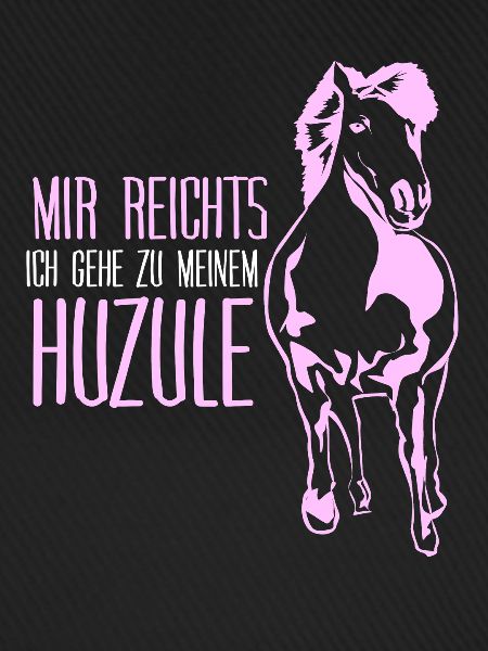 Huzule Spruch mit Pferd