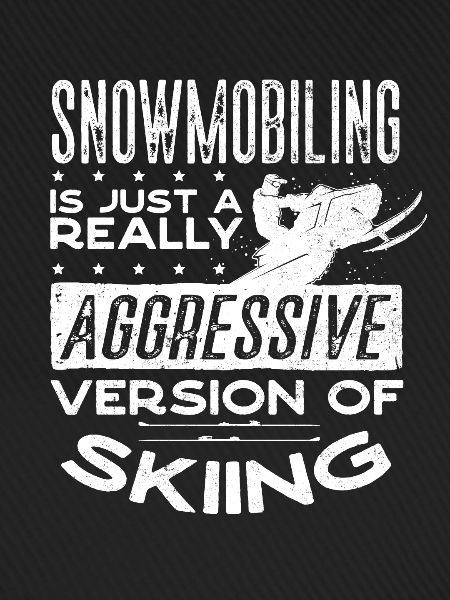 Snowmobile Riding Snowmobiling Snowmobiler Pun