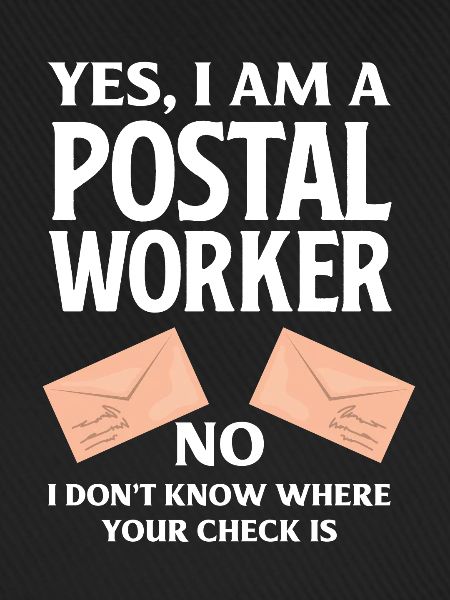 Postbeamte Lustiger Spruch
