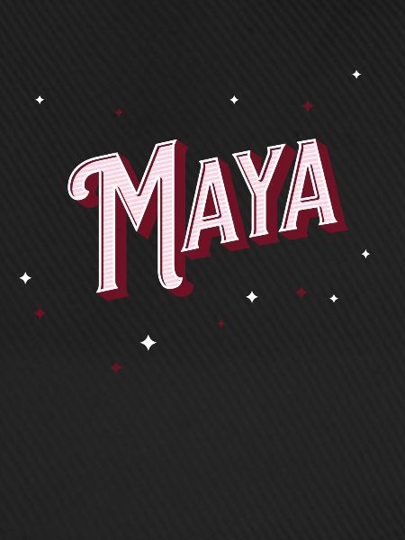 Maya Namen personalisiert