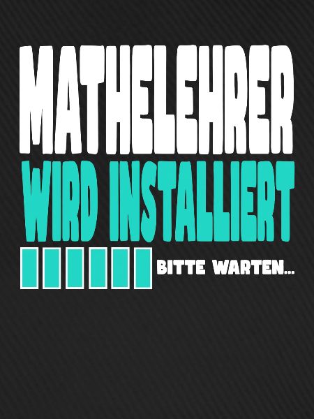 Mathelehrer wird installiert