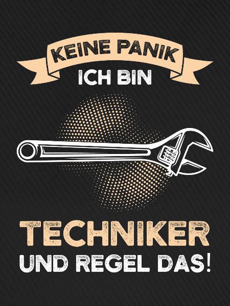 Techniker Beruf Fachmann Technik Geschenk