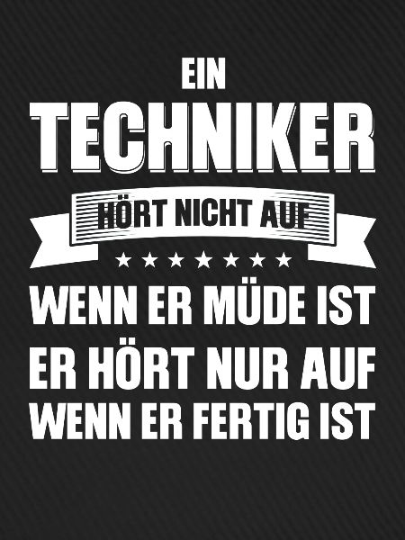 Techniker Beruf Technik Geschenk