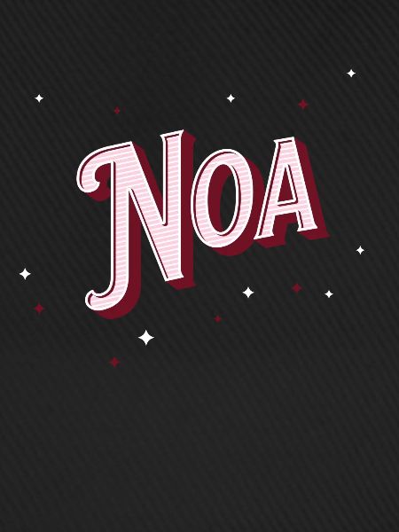 Noa Namen personalisiert