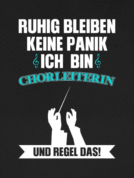 Chorleiterin Beruf Dirigentin Geschenk