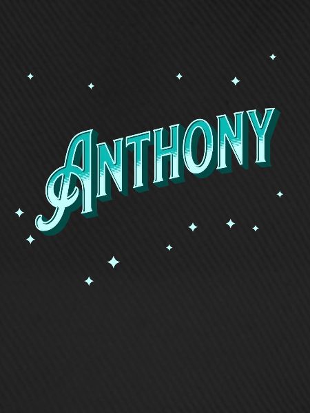 Anthony Namen personalisiert