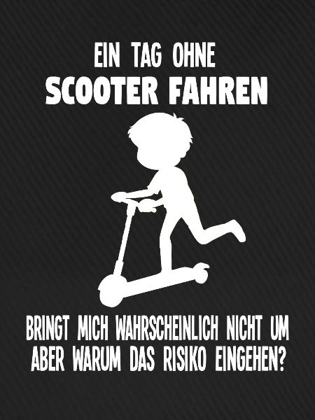 Scooter Roller Scooter-Fahrer Geschenk