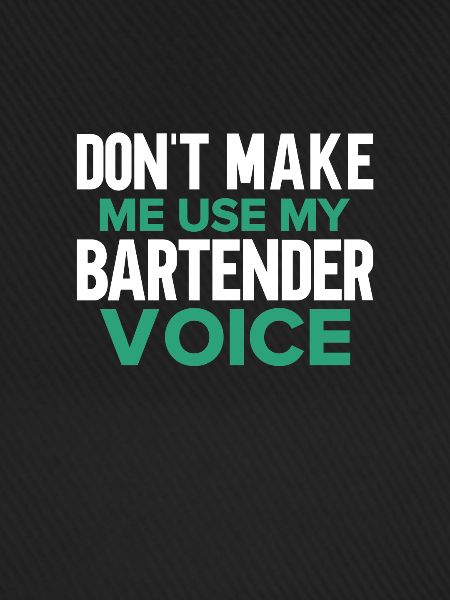 Barkeeper Geschenk Mixologist Spruch Bar