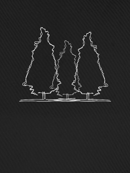 Baum Wald Lineart