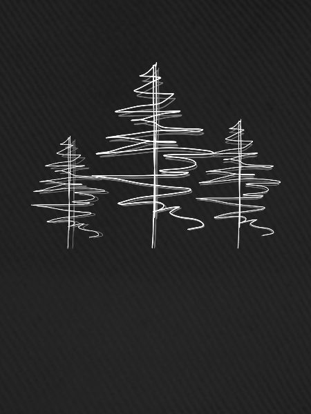 Baum Wald Lineart