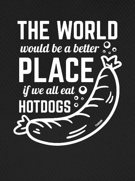 Hot Dog Wurst im Brötchen