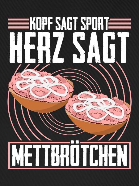 Hackfleisch Mett Mettbrötchen