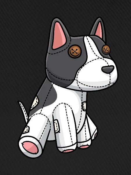 Rat Terrier Hund Kuscheltier