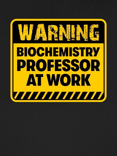 Biochemie-Professor bei der Arbeit