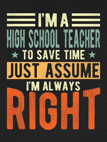 Highschool -lehrer