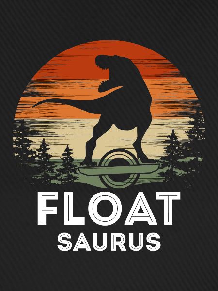 Float Saurus Shirt Geschenk Onewheel