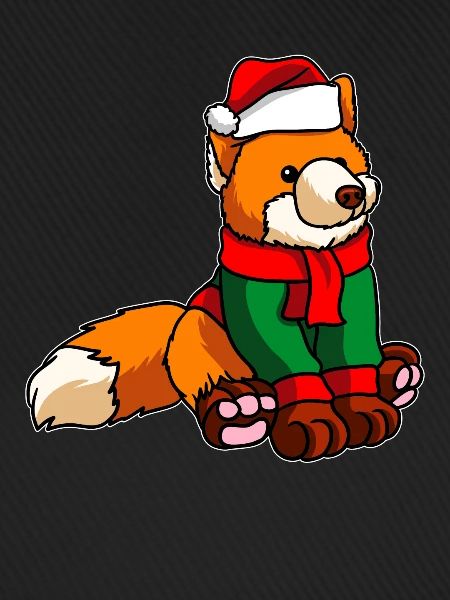 Fuchs Weihnachtsmann