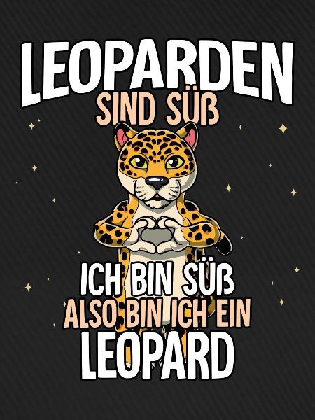 Leoparden Sind Süß Leopard