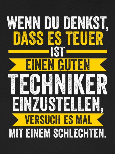 Techniker Beruf Beruf Geschenk